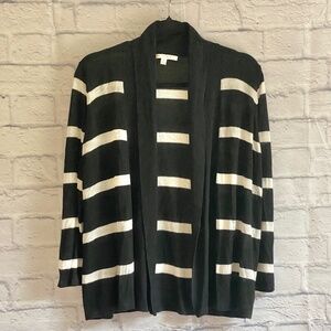 CYRUS BLACK & WHITE STRIPE SWEATER
